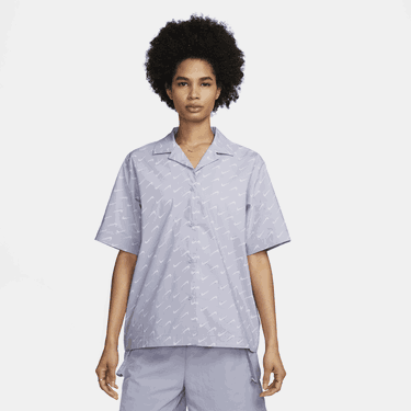 Риза Nike Sportswear Everyday Modern Woven Shirt Лилаво | DV7930-519, 0