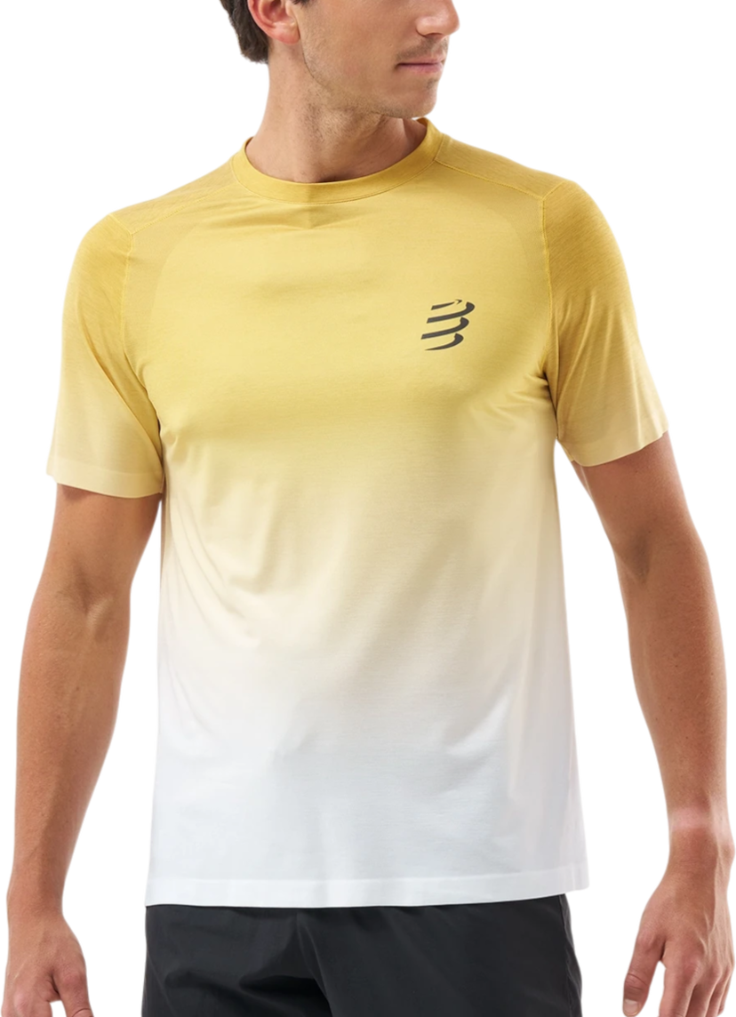 Тениска Compressport Compressport Performance Short Sleeve T-Shirt Жълто | atsm4927051