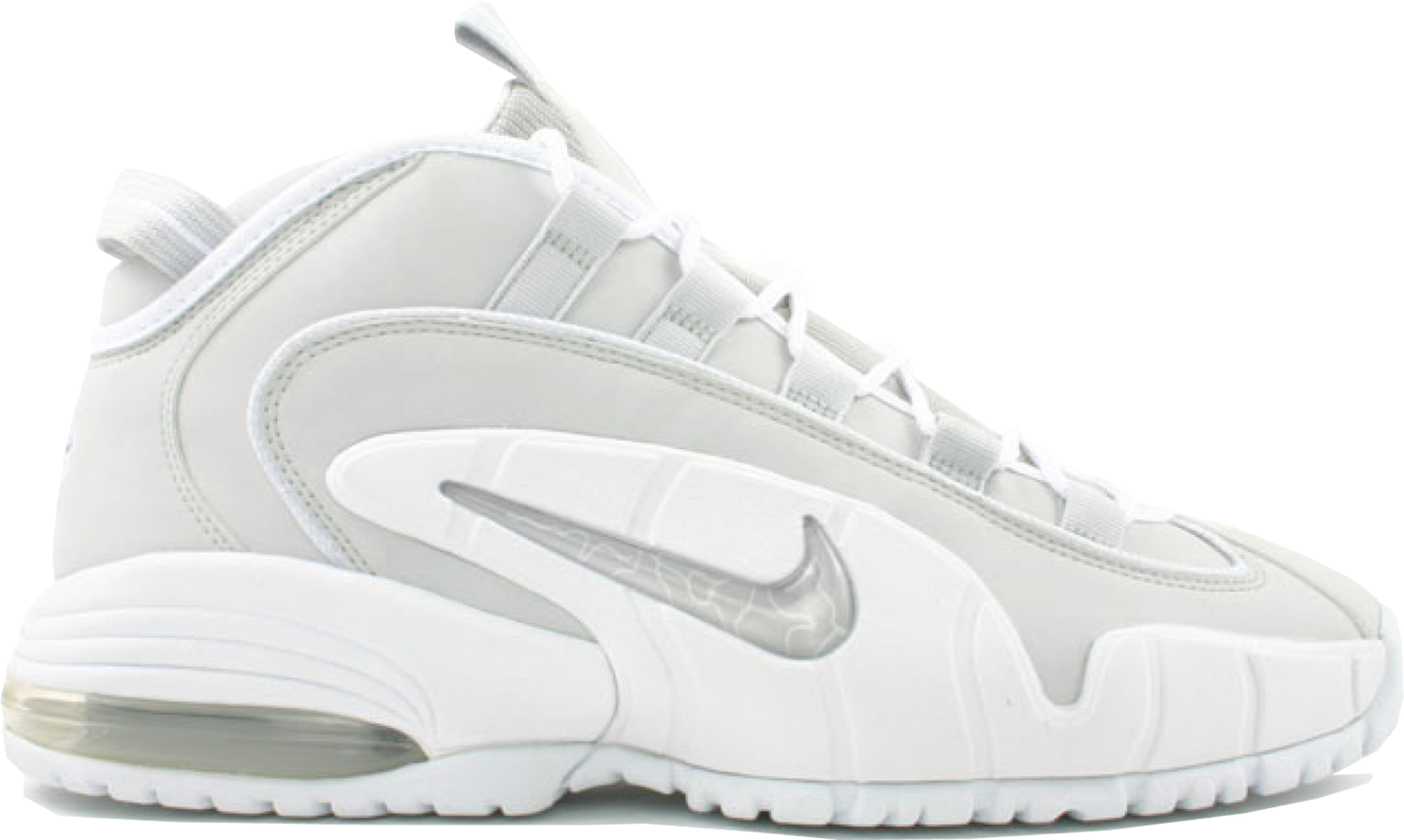 Кецове и обувки Nike Air Max Penny Neutral Grey Бяло | 624017-012, 0