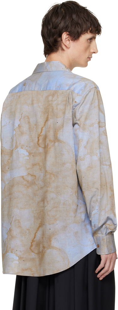 Риза Vivienne Westwood Vivienne Westwood Long Sleeve Camp Collar PJ Shirt with Stain Print Многоцветен | 35010023-LI002V-, 2