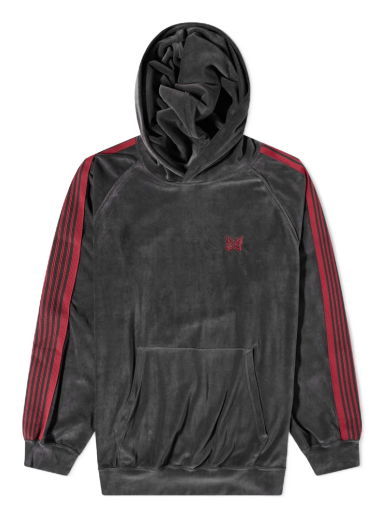 Velour Popover Track Hoody