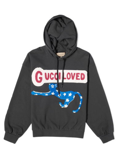 Суитчър Gucci Loved Logo Hoody Black Черно | 721427-XJFWI-1283