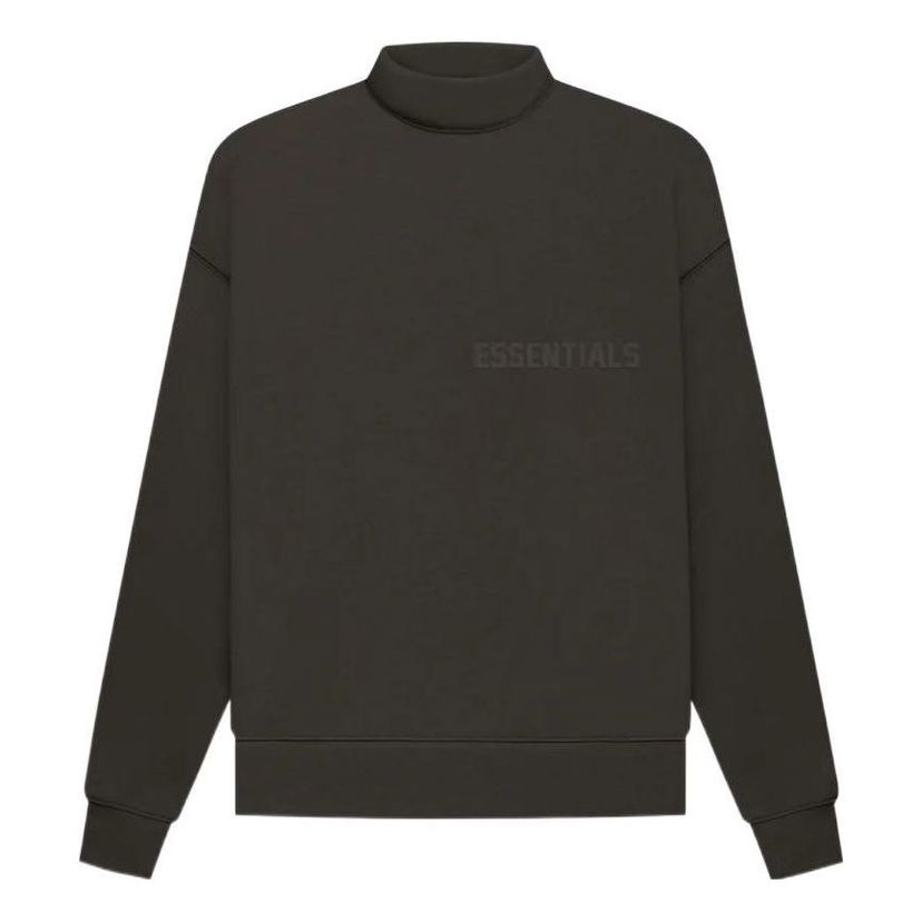 Пуловер Fear of God Essentials Mockneck Sweatshirt Черно | FOG-FW22-044