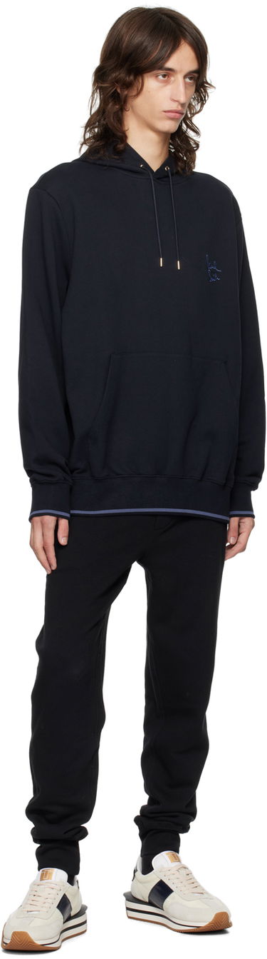 Суитчър Paul Smith Paul Smith Embroidered Logo Hoodie Черно | M1R-071Y-NP4718-49, 3