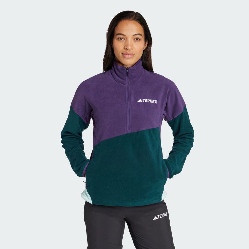 Яке adidas Performance Terrex Multi Climawarm Fleece Jacket Лилаво | JN0939