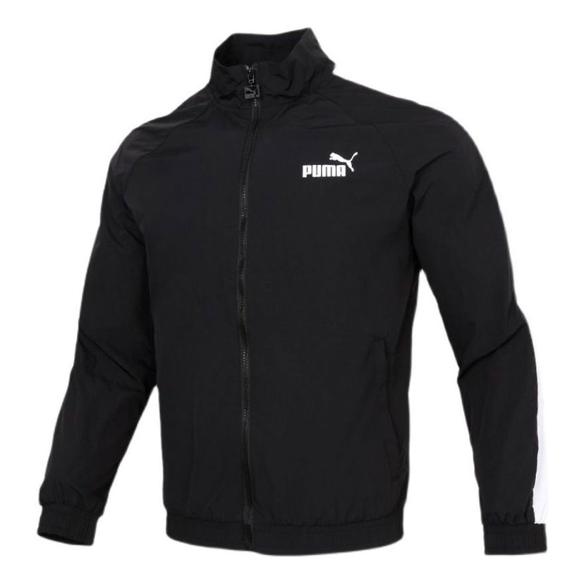Ветровка Puma Logo Sports Windproof Stand Collar Woven Jacket Черно | 532559-01