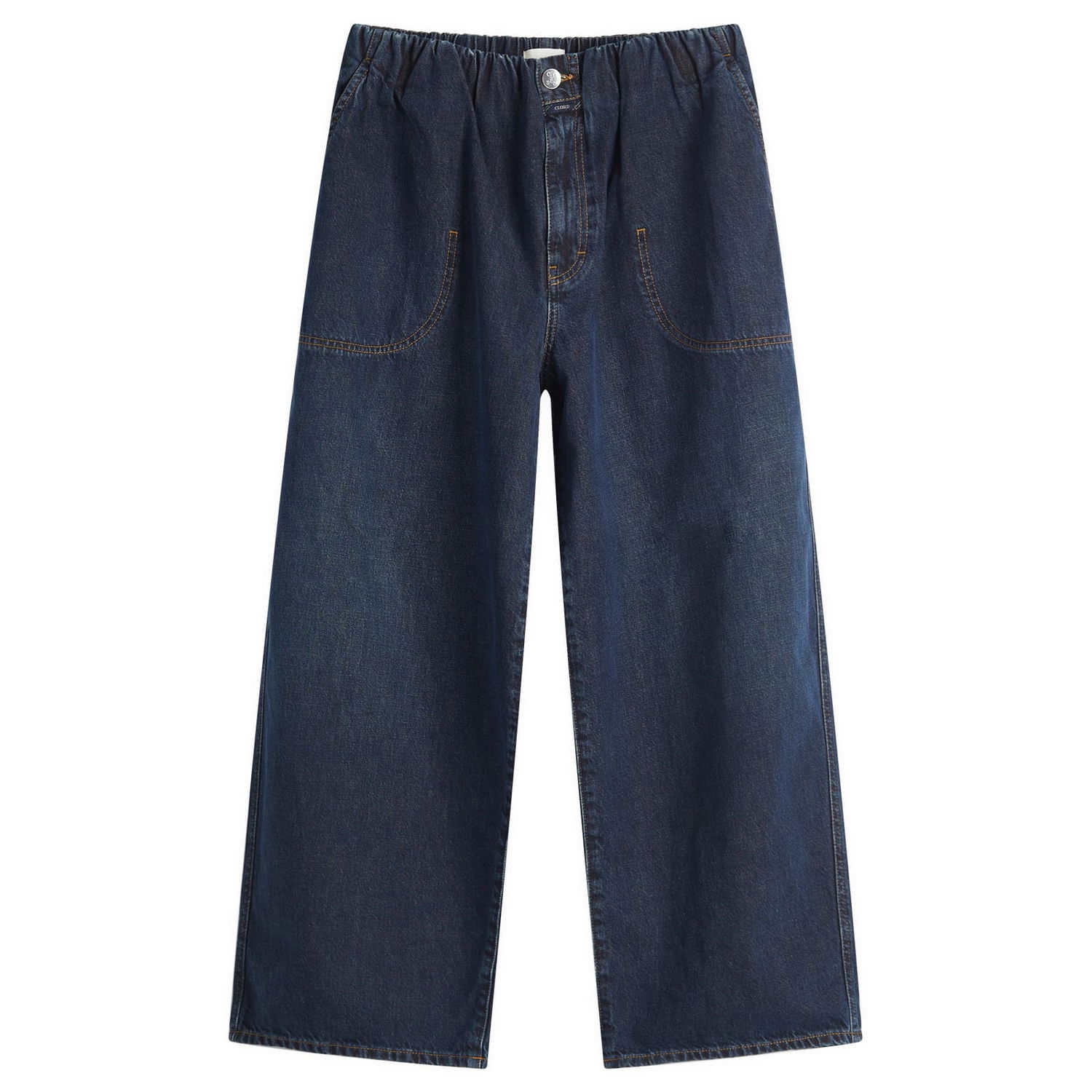 Дънки CLOSED Wylan Ruched Waist Jeans, Size X-Small Синьо | C2X202-18Q-2K, 1