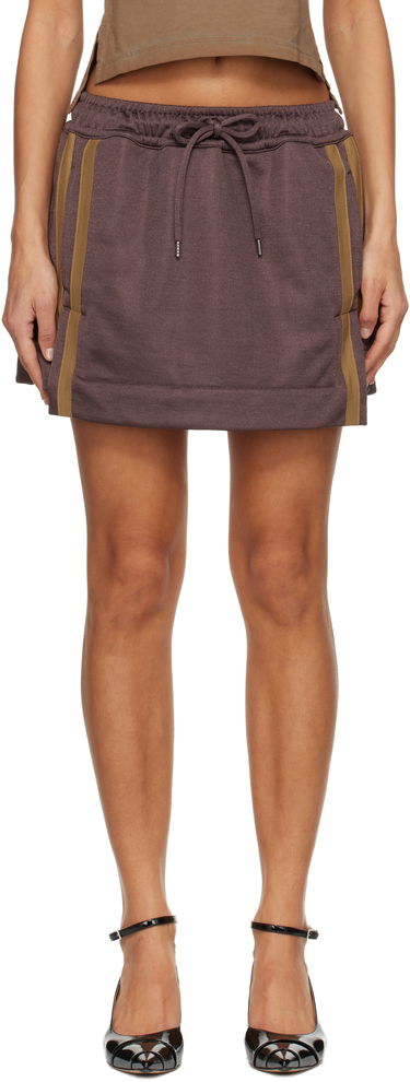 Пола Vivienne Westwood Vivienne Westwood Striped Cheerleader Miniskirt Лилаво | 1J01000I-J00A2-, 0