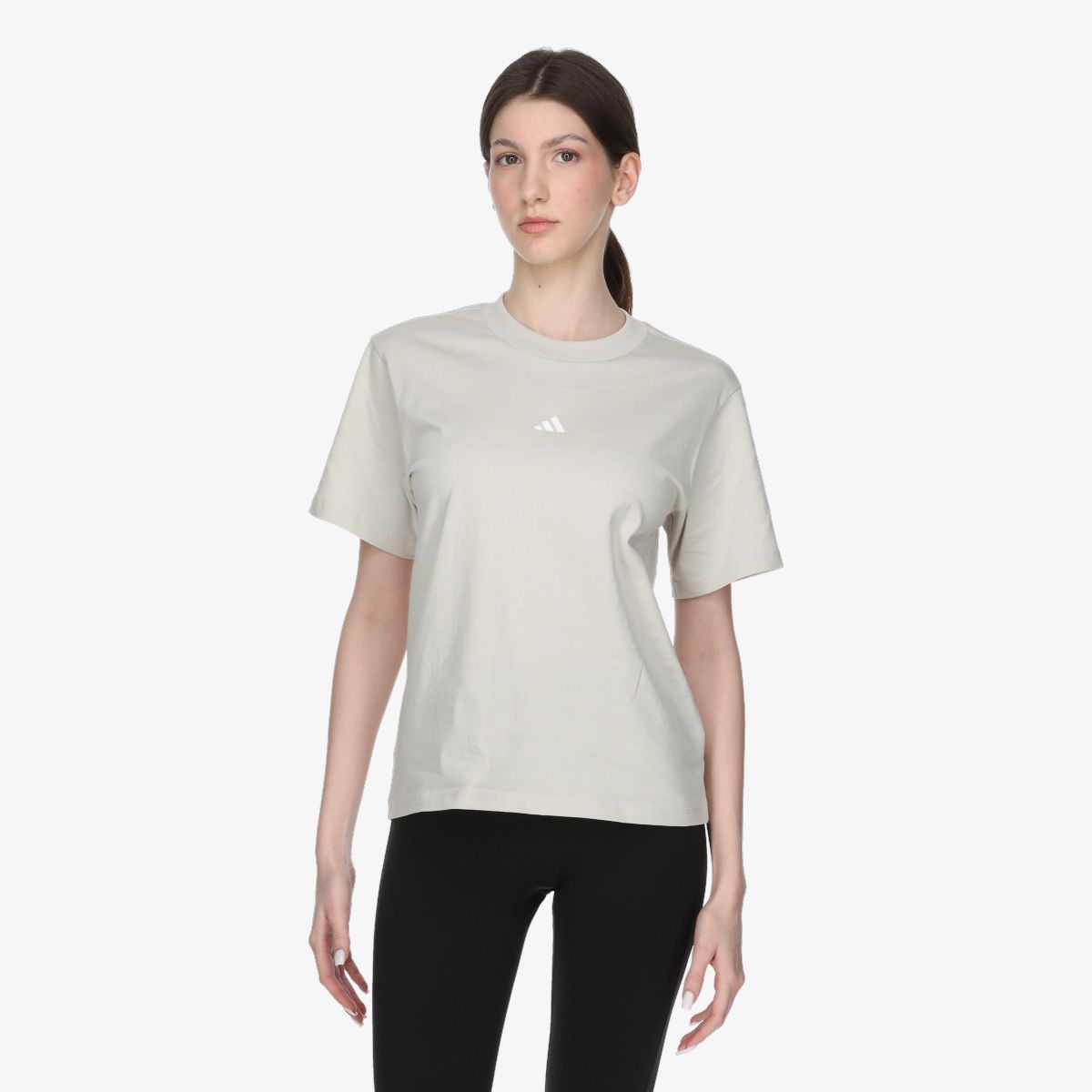 Тениска adidas Originals Sports T-Shirt Бежово | JI6079, 1