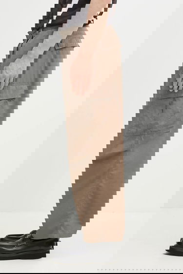 Карго панталони Carhartt WIP Cole Pleated Cargo Cotton Pants Кафяво | I030477.1YJ02, 1