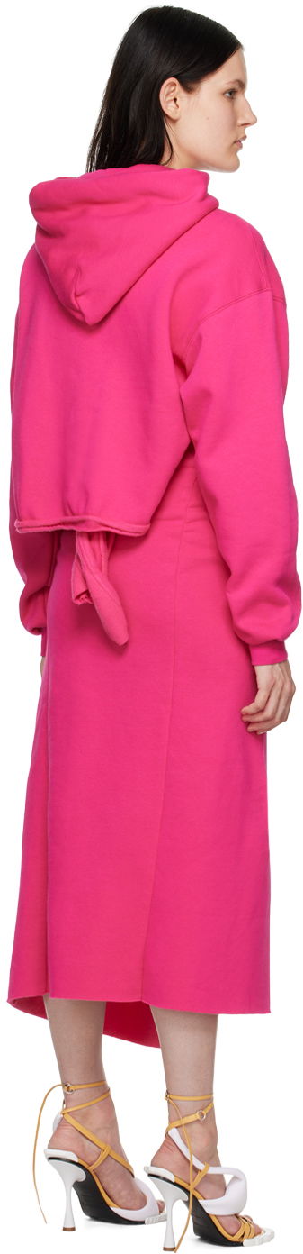 Pокля Ottolinger Ottolinger Hooded Midi Dress Розово | 1501506, 2