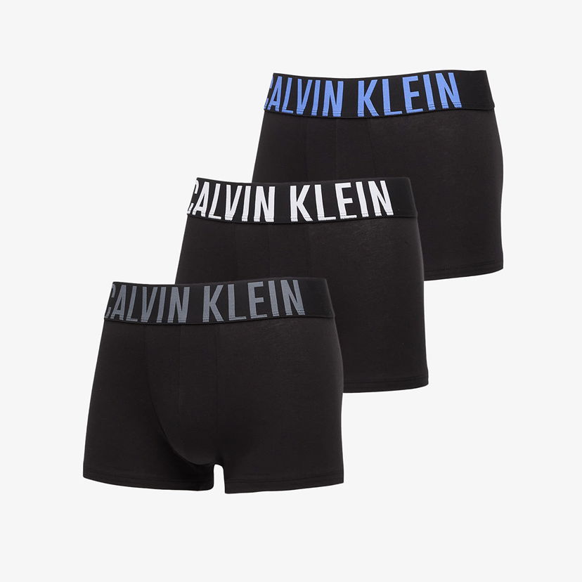 Боксерки CALVIN KLEIN Trunk 3-Pack Multicolor M Черно | 000NB3608A ZDM
