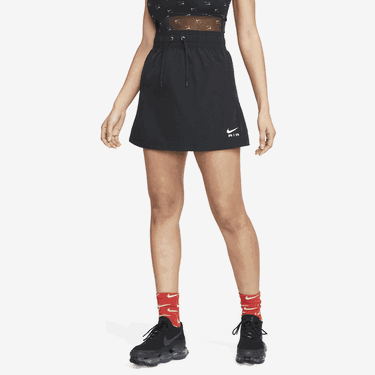 Pокля Nike Air High-Waisted Woven Miniskirt Черно | DV8247-010, 0