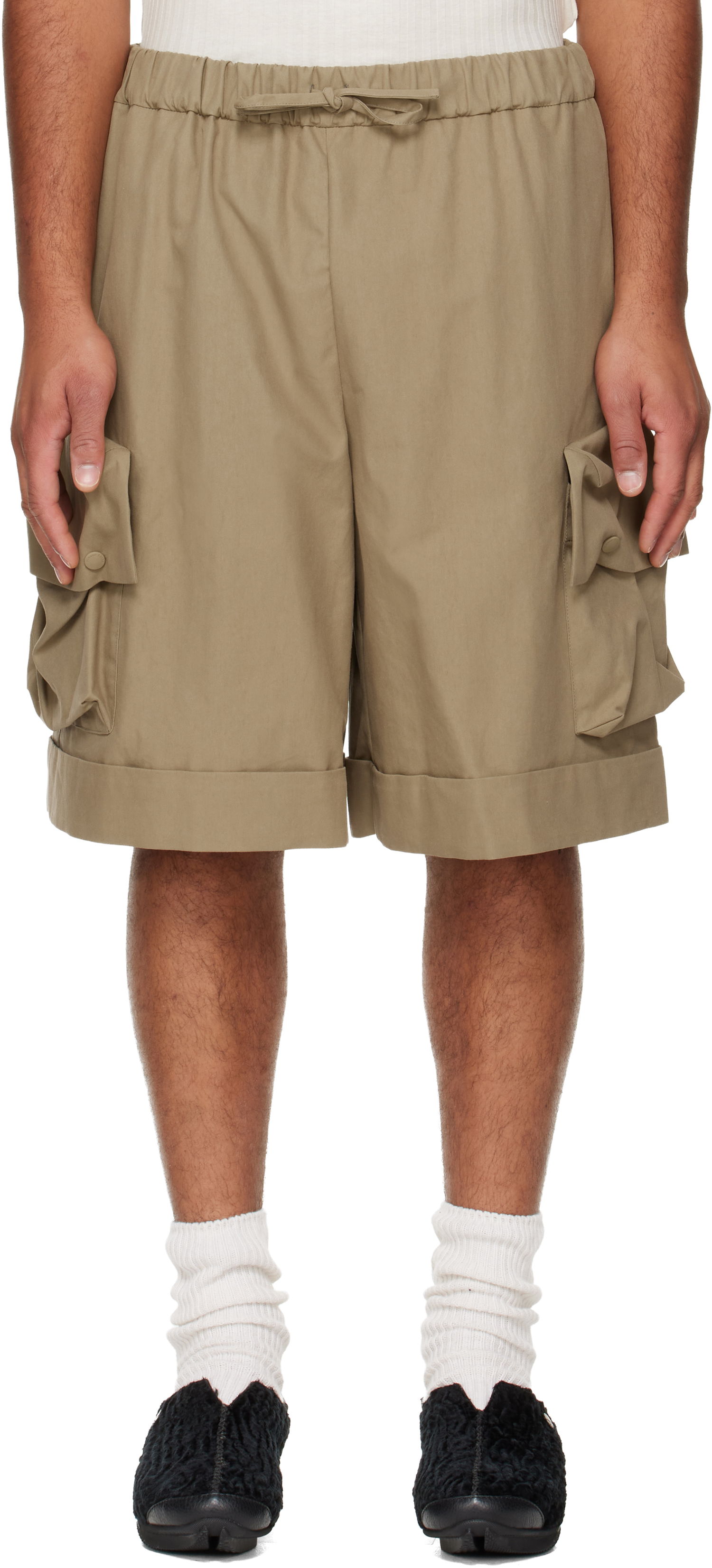 Къси панталони Simone Rocha Simone Rocha Multi Pocket Drawstring Cargo Shorts Бежово | 4172 1267, 0