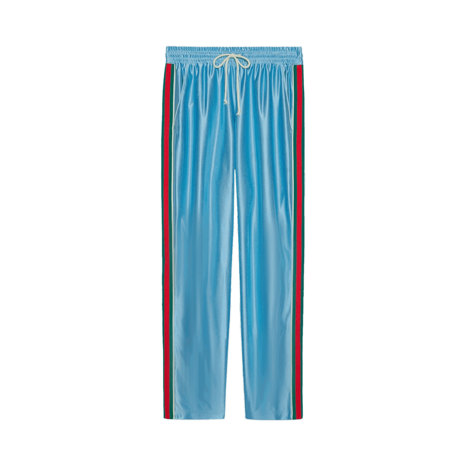 Панталони Gucci Shiny Jersey Jogging Pant Синьо | 654748 XJDE6 4670, 0