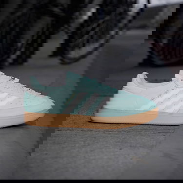 Кецове и обувки adidas Originals Velosamba Leather Тюркоазено | IE5825, 4