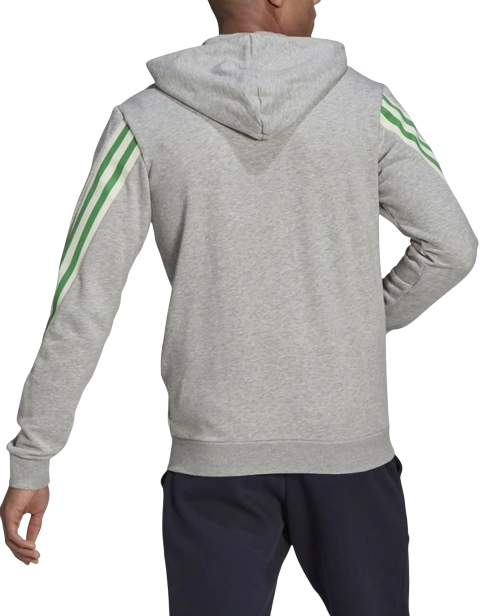 Суитчър adidas Originals 3 Stripes Full-Zip Hoodie Сиво | gm6897, 1