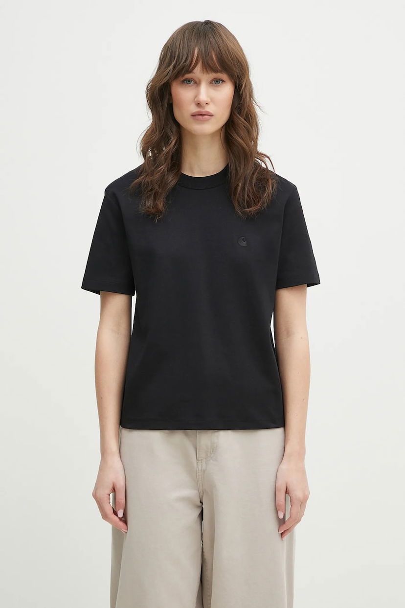 Тениска Carhartt WIP Short Sleeve Luca T-Shirt Черно | I034633.89XX