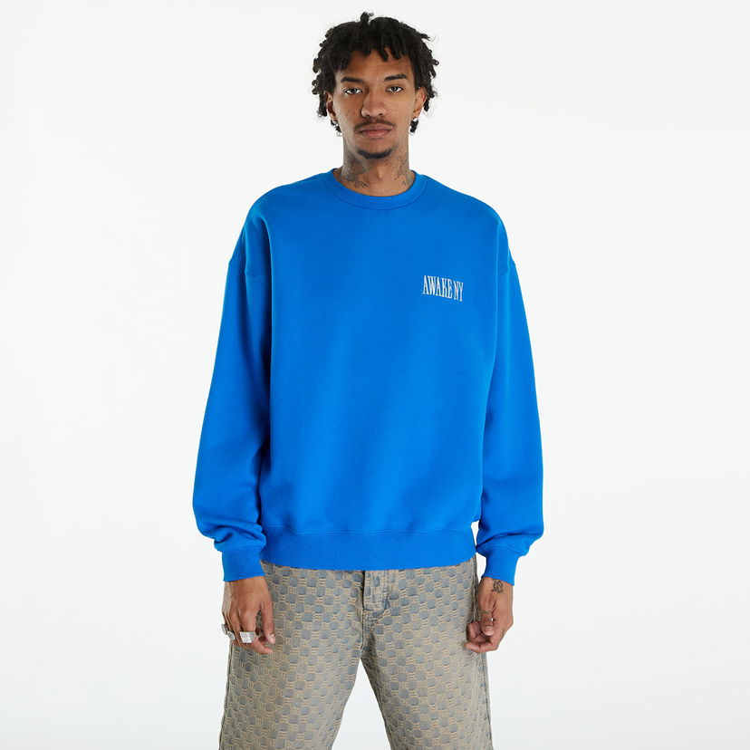 Суитчър Awake NY Awake Crewneck Blue Синьо | AWK-SP24-CN002-BLU