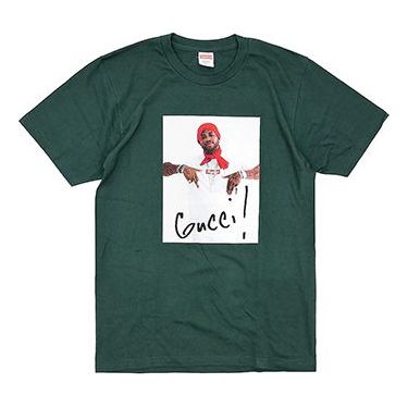 Тениска Supreme Gucci Mane Print T-Shirt Зелено | SUP-FW16-0222