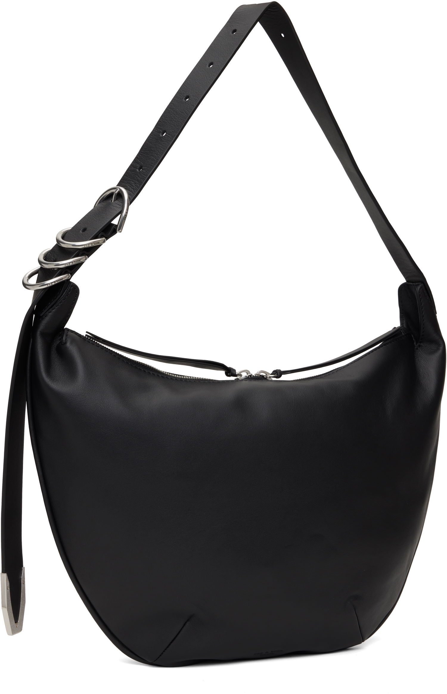 Чанта през рамо rag & bone Rag & Bone Spire Leather Shoulder Bag Черно | WHH24S1000TM00, 1