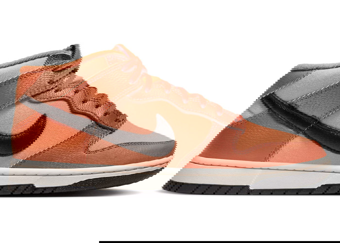 Кецове и обувки Nike Dunk Mid Amber Brown Кафяво | DZ2533-200, 0