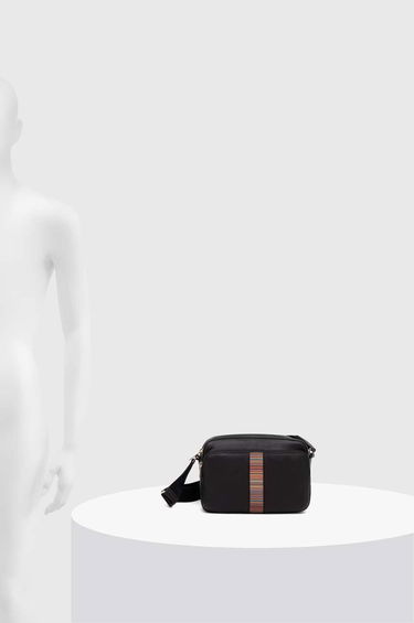 Чанта през рамо Paul Smith Paul Smith Leather Crossbody Bag Черно | M1A.6796.BMULTI, 5