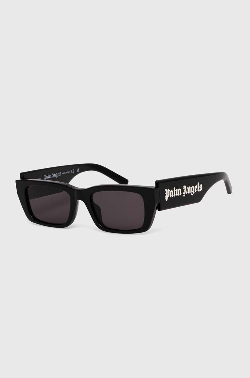 Слънчеви очила Palm Angels Palm Angels Logo Rectangular Sunglasses Черно | PERI002.531007