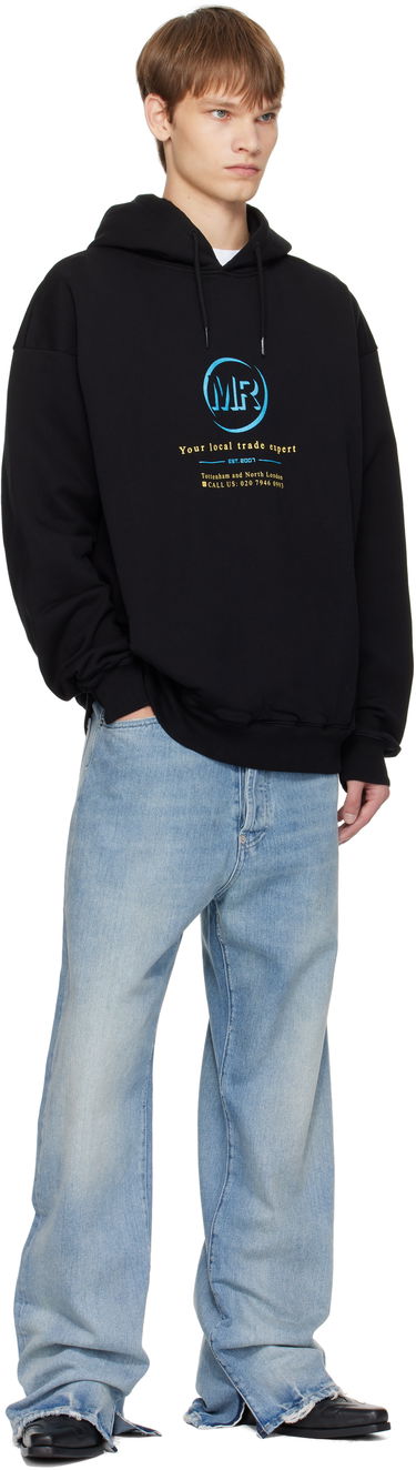 Суитчър Martine Rose Martine Rose Classic Hoodie Черно | 602JS01001K, 3