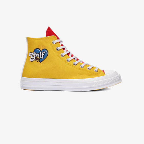Кецове и обувки Converse Golf Wang x Chuck 70 High ''Tri-Panel'' Жълто | 169910C, 0