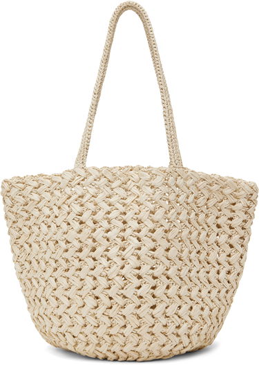 Голяма пазарска чанта The Row The Row Estelle Woven Tote Кафяво | W1655-W756, 4
