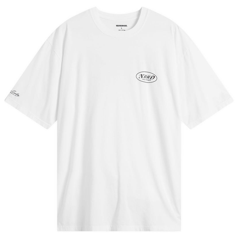Тениска Neighborhood NBHD Tokyo Original Logo T-Shirt Бяло | 252PCNH-ST05-WHT