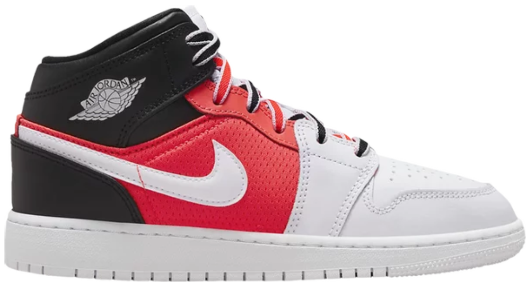 Кецове и обувки Jordan Jordan 1 Mid SE White Infrared Червено | FB4417-016, 0