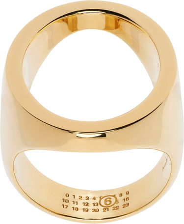 Пръстен Maison Margiela MM6 Maison Margiela Gold Tone Open Ring Жълто | SM7UQ0088 P7355, 0