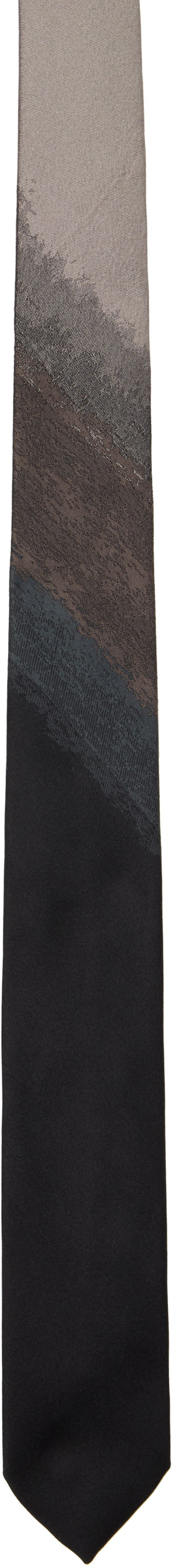 Колани Dries Van Noten Dries Van Noten Silk Tie Черно | 251-021600-1900, 0