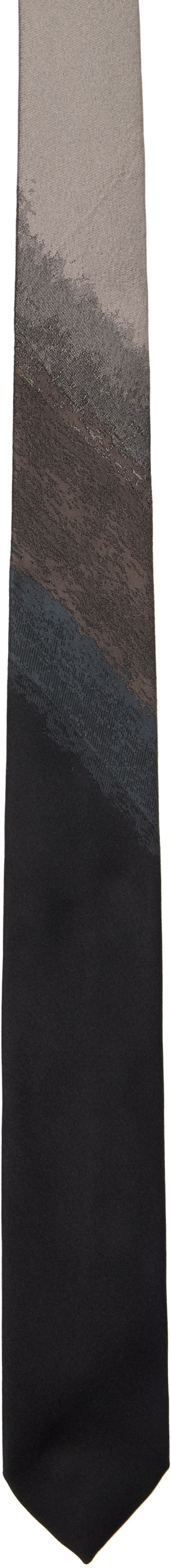 Колани Dries Van Noten Dries Van Noten Silk Tie Черно | 251-021600-1900, 0