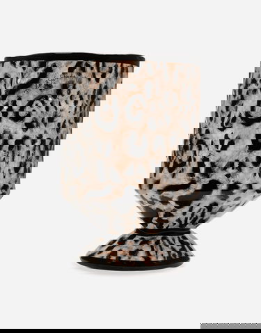 Домашен декор Dolce & Gabbana Dolce & Gabbana Outdoor Leopard Print Vase Medium Многоцветен | TCC031TCAC1UL003, 0