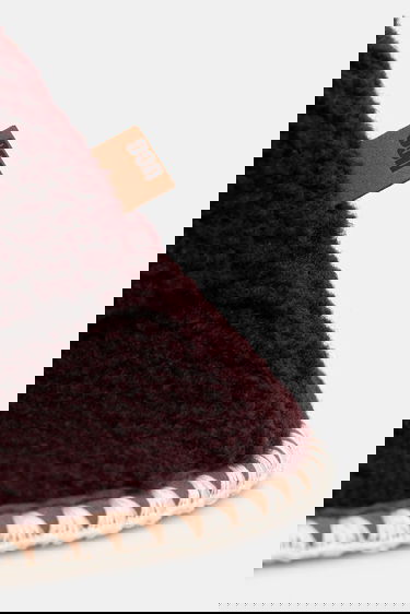 Шапка UGG Sherpa Bucket Hat with Braided Trim Бургунди | 100914, 2