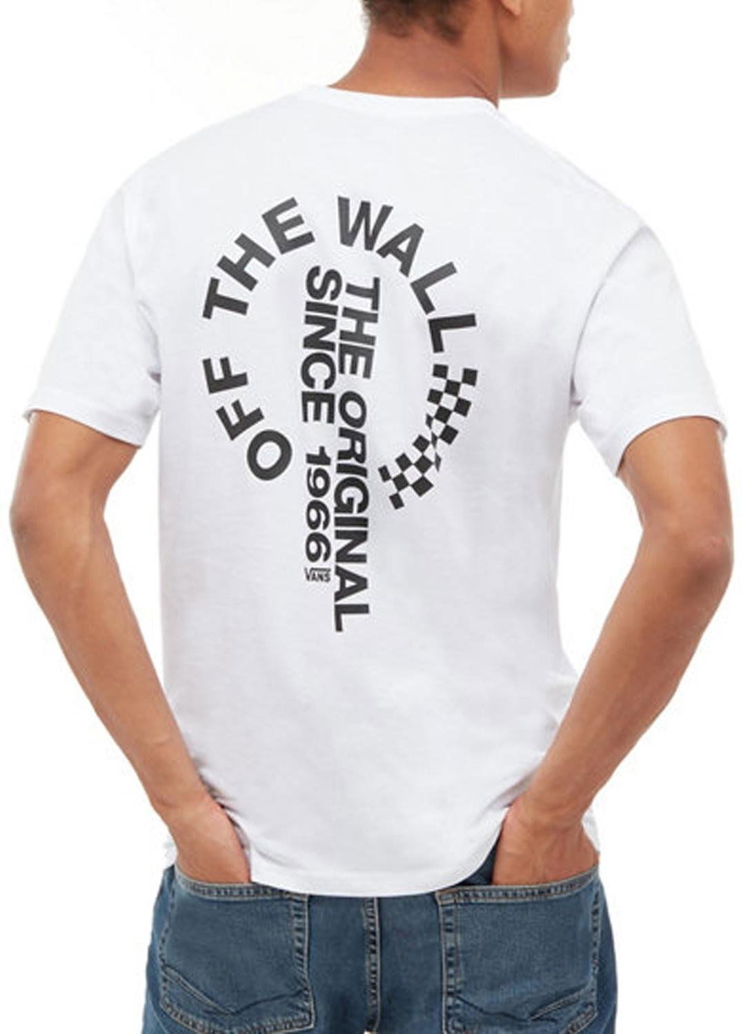 Тениска Vans T-Shirt OTW Distort Бяло | vn0a3vzuwht1, 1