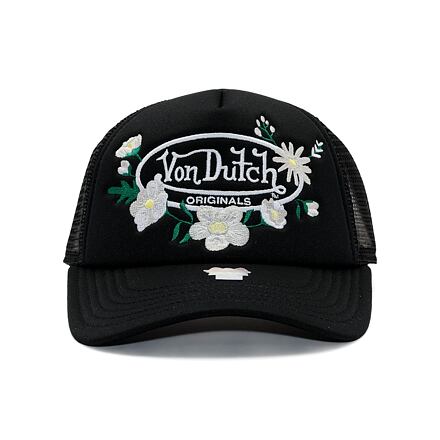 Шапка с козирка Von Dutch Von Dutch Trucker Flora Polyester Foam Cap Черно | VD-7030851, 1