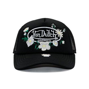 Шапка с козирка Von Dutch Von Dutch Trucker Flora Polyester Foam Cap Черно | VD-7030851, 1