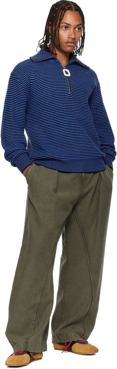 Панталони JW Anderson Twisted Seam Trousers Зелено | TR0423-PG1600, 3