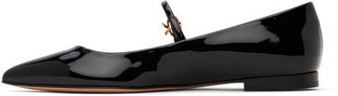Кецове и обувки Gianvito Rossi Jane Ballerina Flats Черно | G22162.05CUO.VER, 2