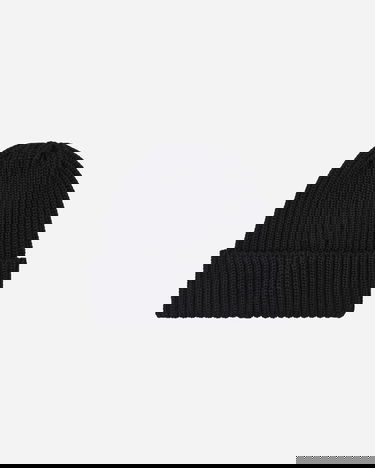Шапка Needles Embroidered Logo Ribbed Beanie Черно | NS064 D, 3
