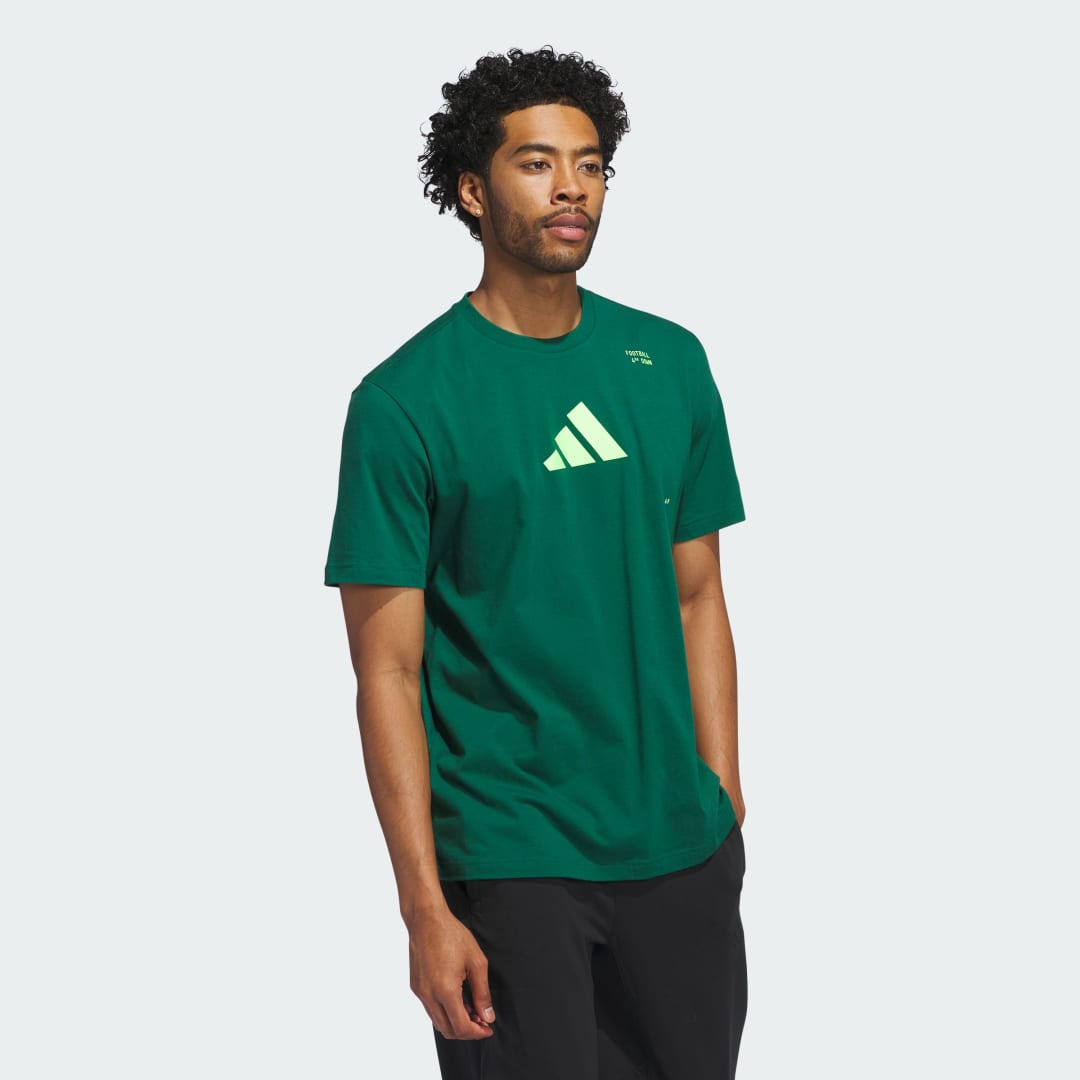 Тениска adidas Performance Football Category Graphic Зелено | IY5522, 1