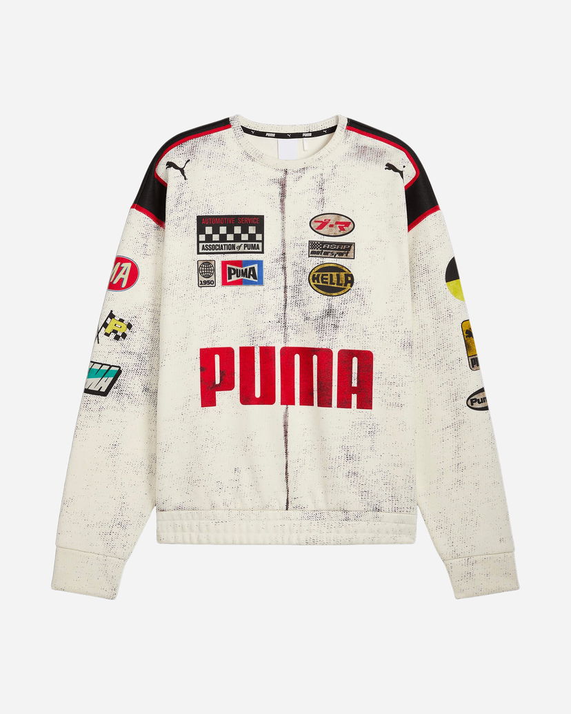 Суитчър Puma A$AP Rocky Crewneck Sweatshirt Warm White Бяло | 631042-65