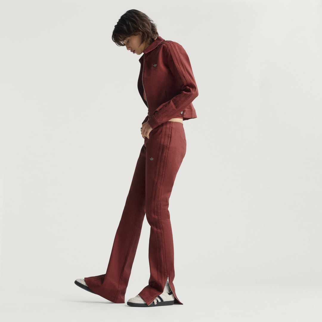 Комплект adidas Performance Premium Essentials Flare Track Pants Червено | JY2919, 0