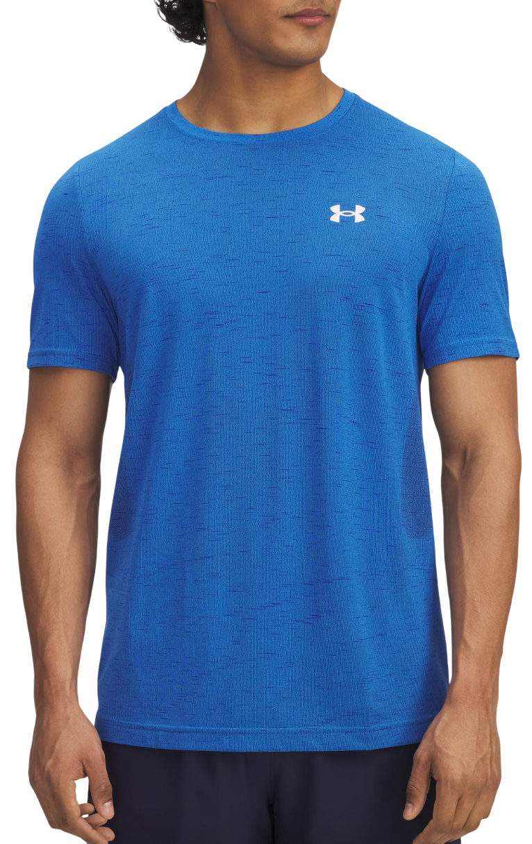 Тениска Under Armour Vanish Seamless Short Sleeve T-Shirt Синьо | 1382801-402