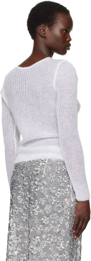 Пуловер Cecilie Bahnsen Cecilie Bahnsen Ussi Knit Sweater Бяло | 4.24KNI51004 USSI PULLOVER, 2