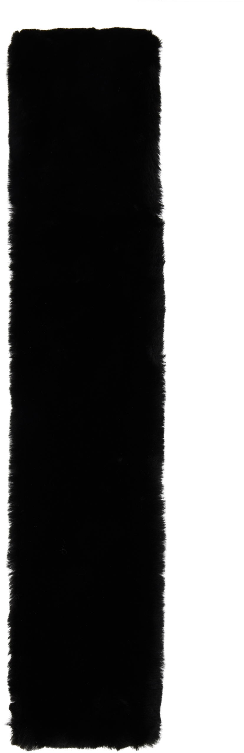 Шал TOTEME Tuxedo Shearling Scarf Черно | 254-WSC0128-LE0165